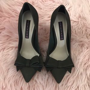 Olive Green STEVEN by Steven Madden heels
